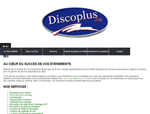 Tablet Screenshot of discoplus.ca